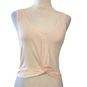 Me to We essentials crop top color light Pink tie dye size S 95% Rayon